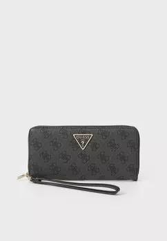 Кошелек LAUREL LARGE ZIP AROUND Guess, темно-серый