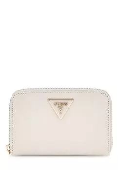 Кошелек LAUREL MEDIUM ZIP AROUND Guess, бежевый