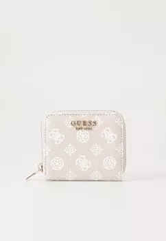 Кошелек LAUREL SMALL ZIP AROUND Guess, песочный