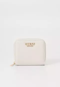 Кошелек LAUREL SMALL ZIP AROUND Guess, слоновая кость