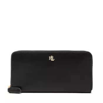 Кошелек Lauren Ralph Lauren ZipCont Wlt, черный