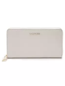 Кошелек Lazarotti Bologna Leather Geldbrse Leder 19 cm, цвет cream