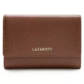 Кошелек Lazarotti Bologna Leather Leder 14 cm, коричневый