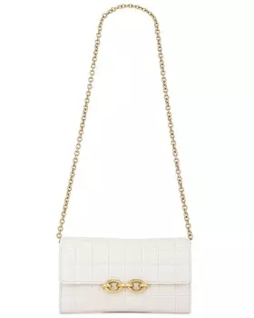 Кошелек Le Maillon на цепочке Saint Laurent, цвет Blanc Vintage