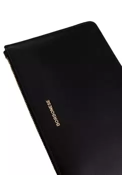 Кошелек LETTERING FLAT POUCH Borbonese, черный