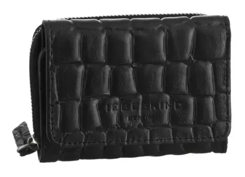 Кошелек Liebeskind Berlin "NOOS Croco Pablita", с RFID-защитой, сертифицированный по LWG, кошелек, черный