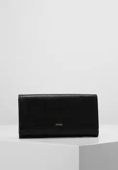 Кошелек Logan Fossil, черный