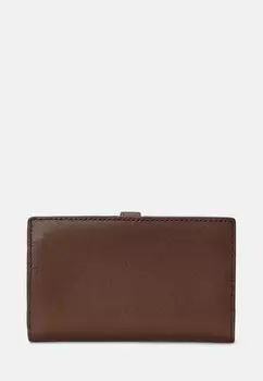 Кошелек LOGO LEATHER WALLET Lauren Ralph Lauren, темно-коричневый