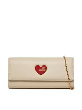 Кошелек Love Moschino, бежевый