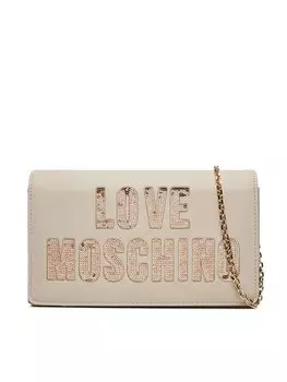 Кошелек Love Moschino, бежевый