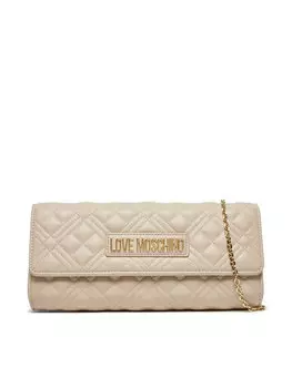 Кошелек Love Moschino, бежевый