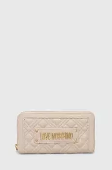 Кошелек Love Moschino, бежевый