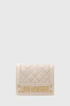 Кошелек Love Moschino, бежевый