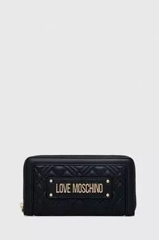Кошелек Love Moschino, черный