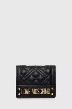 Кошелек Love Moschino, черный