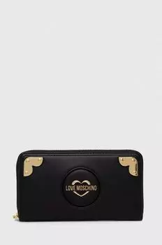 Кошелек Love Moschino, черный