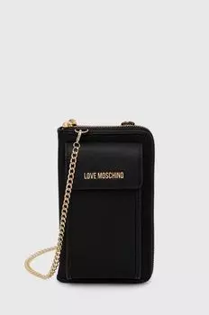 Кошелек Love Moschino, черный