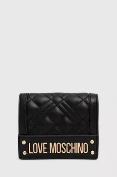 Кошелек Love Moschino, черный