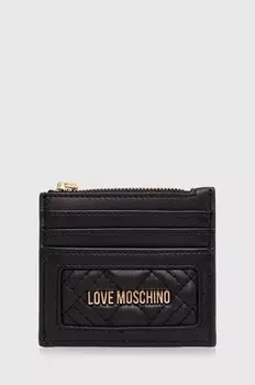 Кошелек Love Moschino, черный
