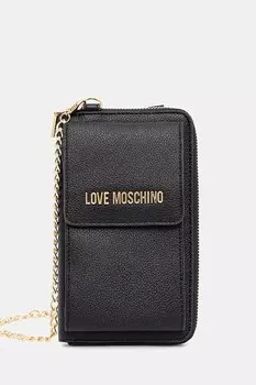 Кошелек Love Moschino, черный