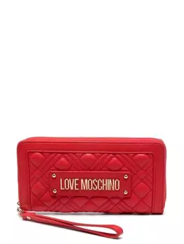 Кошелек Love Moschino из матлассе, красный