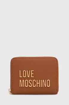 Кошелек Love Moschino, коричневый