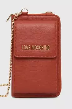 Кошелек Love Moschino, оранжевый