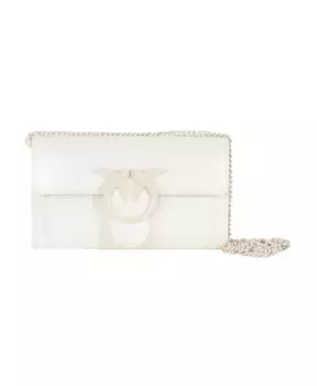 Кошелек Love One с сумкой через плечо Pinko, белый