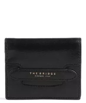 Кошелек Lucrezia RFID из мелкозернистой яловой кожи The Bridge, черный