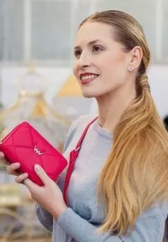 Кошелек LULU VUCH, розовый