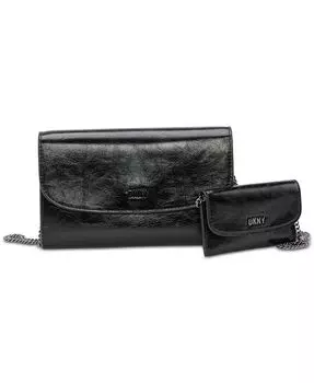 Кошелек Lumen на цепочке DKNY, черный