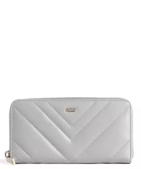 кошелек Madison из кожи ягненка Dkny, серый