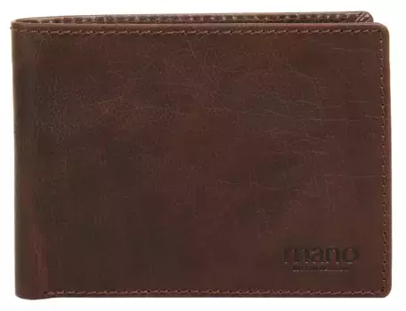 Кошелек MANO "DON SIMON", натуральная кожа, коричневый