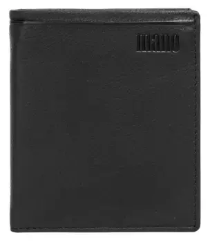 Кошелек MANO "EXORNATIO", натуральная кожа, черный