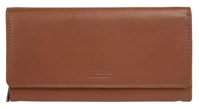 Кошелек mano, коньячный