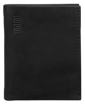 Кошелек MANO "LIGATUS", натуральная кожа, черный