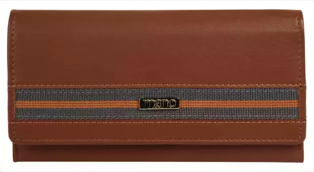 Кошелек MANO, натуральная кожа, цвет Cognac