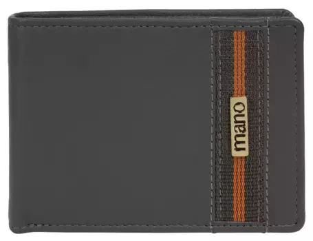 Кошелек MANO, натуральная кожа, серый
