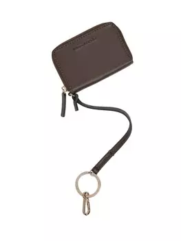 Кошелек Marc O'Polo Zipper-Geldbrse small, цвет dark brown