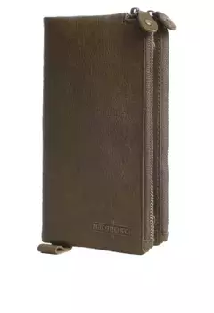 Кошелек Margelisch "Лондон 2А" из кожи, сертифицированной LWG, зеленый