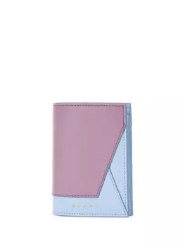 Кошелек Marni с цветными блоками, розовый