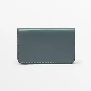 Кошелек Massimo Dutti Leather, голубой