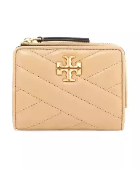 Кошелек Matelasse из кожи наппа с шевронным узором Tory Burch, бежевый