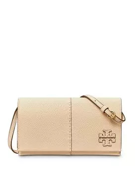 Кошелек McGraw через плечо Tory Burch, цвет Ivory/Cream