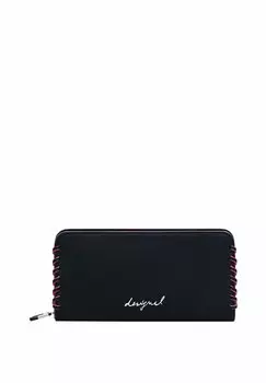 Кошелек MEDIUM BRAIDED Desigual, черный