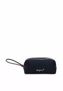 Кошелек MEDIUM ELONGATED WITH STITCHING Desigual, черный
