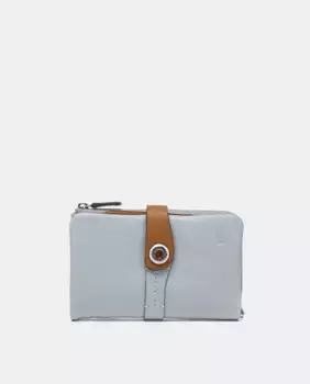 Кошелек Medium Oceans Diary из двухцветной серой кожи Abbacino, серый