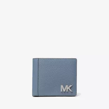 Кошелек Michael Kors Hudson Leather Billfold, голубой