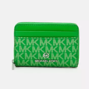 Кошелек Michael Kors Jet Set Charm Coin Card Case, зеленый