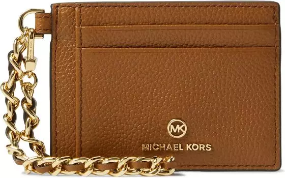 Кошелек Michael Kors Jet Set Charm Small Id Chain Card Holder, цвет Luggage